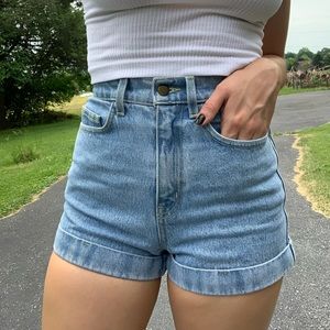 American Apparel High-waisted Shorts